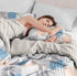 The White Moss Hannah Reversible Print Pinch Pleat Winter Comforter With Pillow Covers